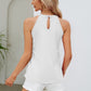 Sequin Grecian Neck Tank