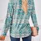 Full Size Square Neck Long Sleeve Blouse