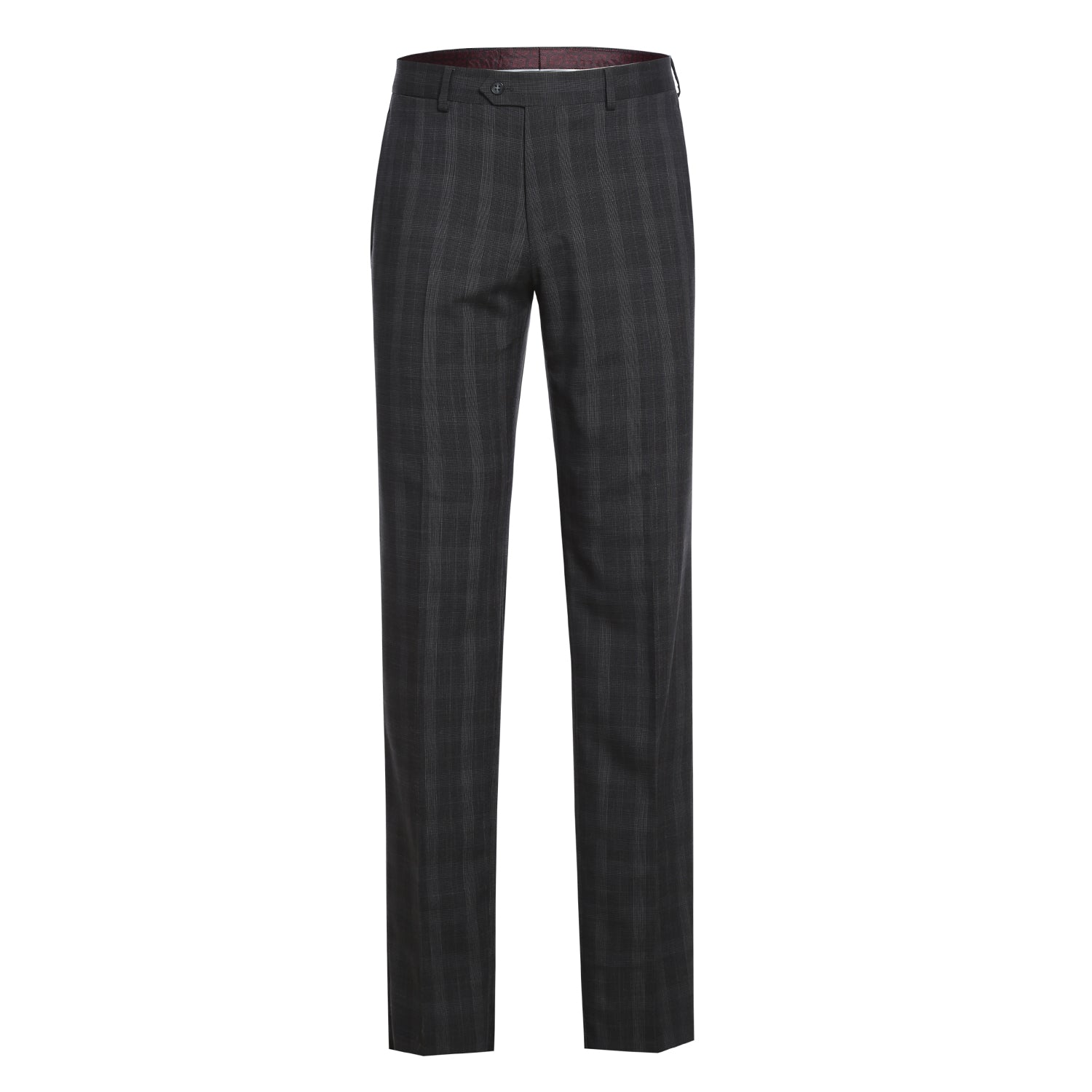 72-52-095EL Charcoal Checked Notch Suit