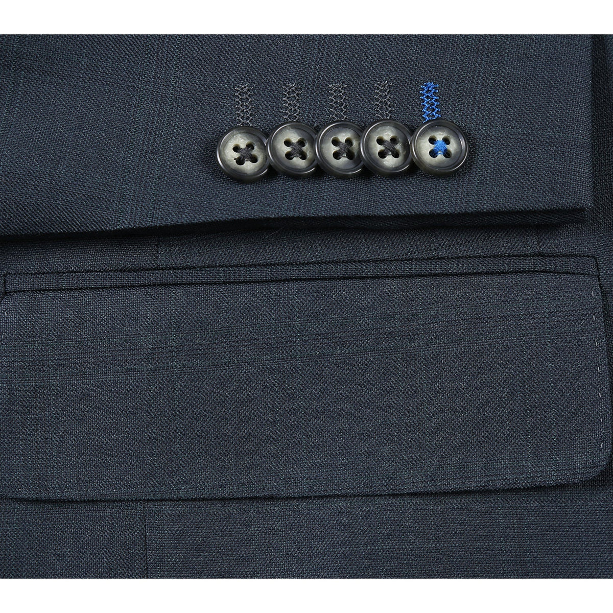 22-52-341EL Dark Green Check Suit