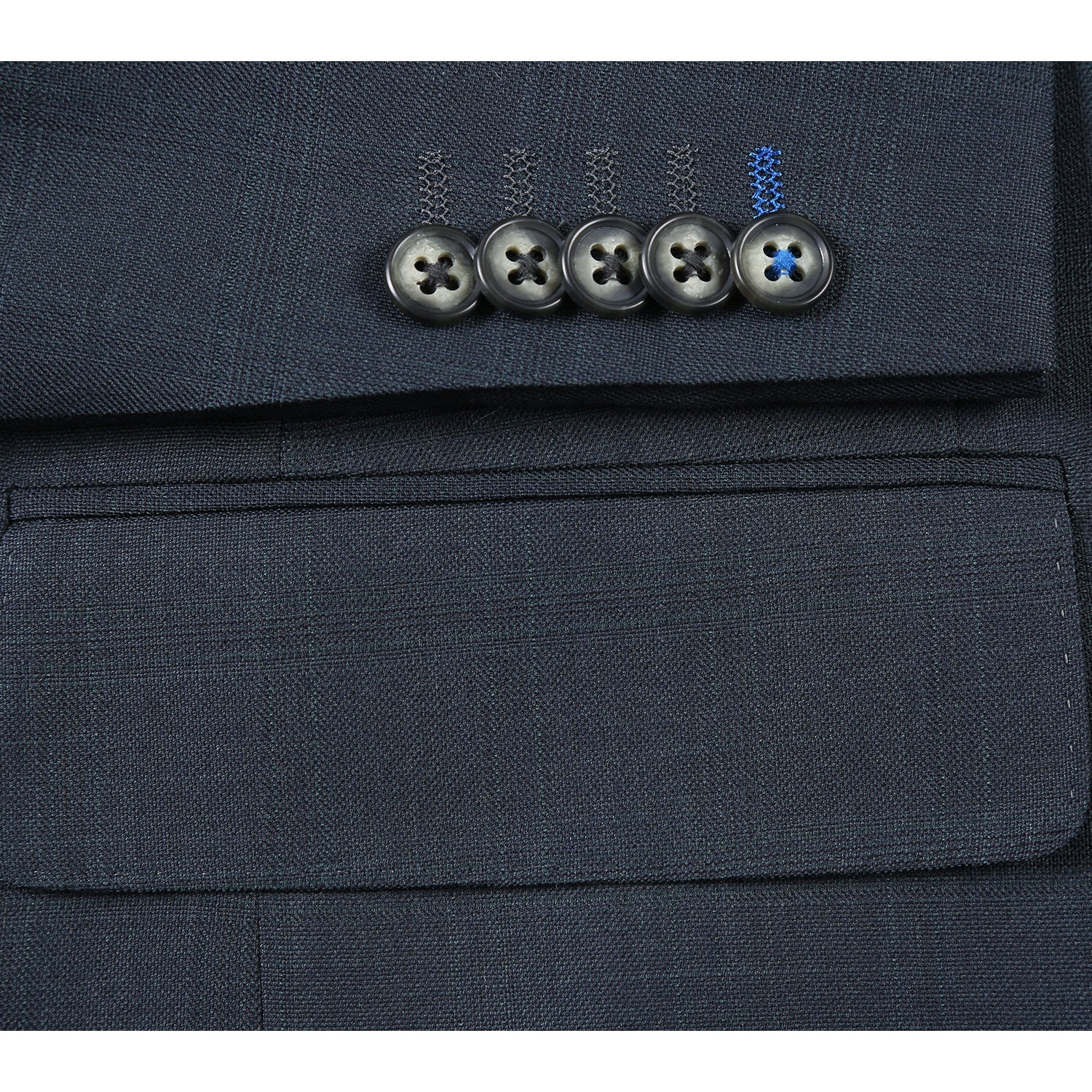 22-52-341EL Dark Green Check Suit