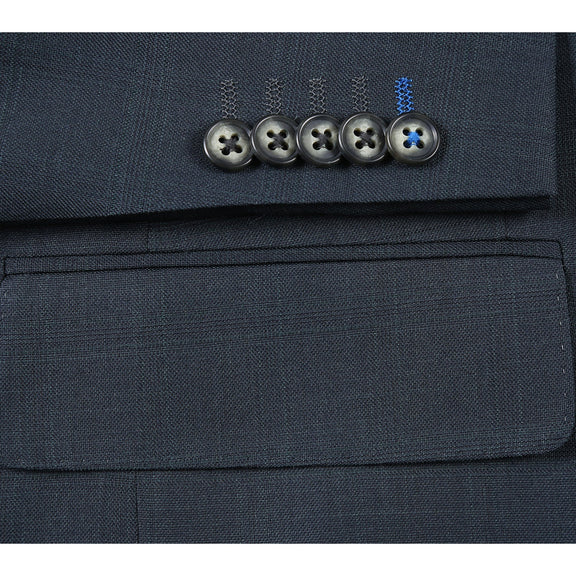 22-52-341EL Dark Green Check Suit