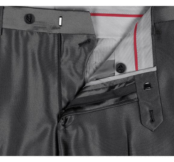 207-1 Men's Sharkskin Italian Styled Two Piece Suit