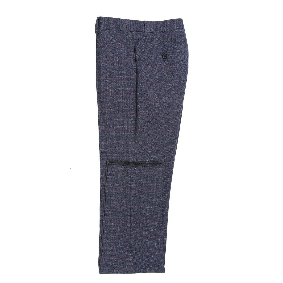 92-53-001EL Gray Navy Check Suit