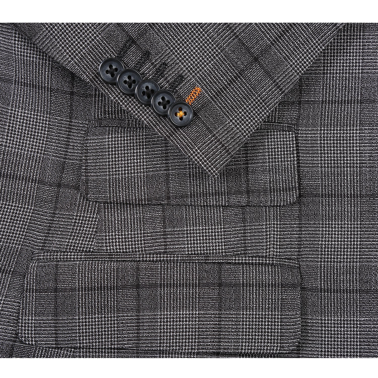 22-60-002EL Gray Check Suit
