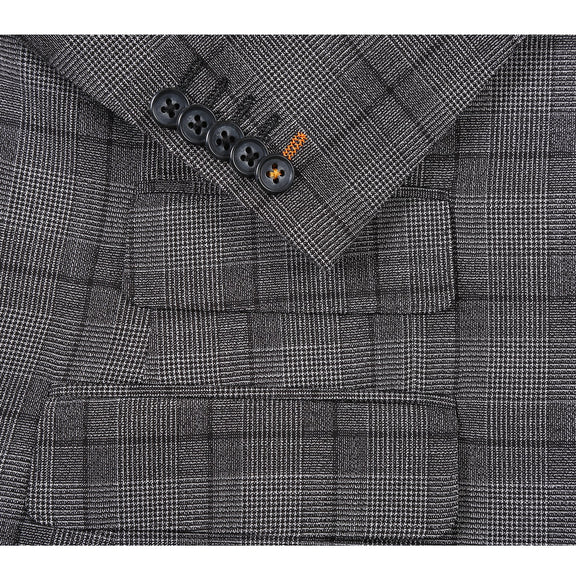 22-60-002EL Gray Check Suit