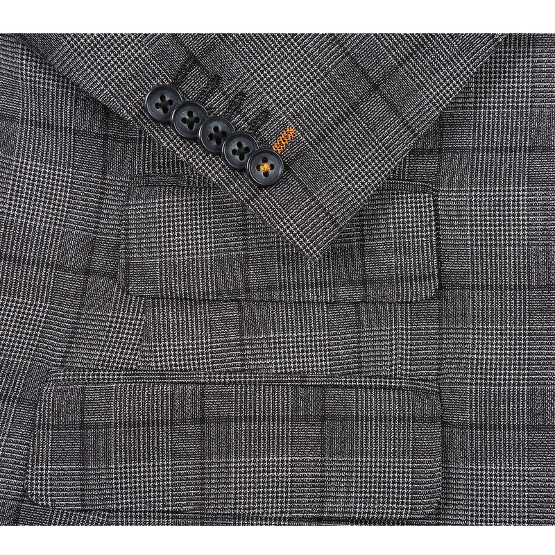 22-60-002EL Gray Check Suit