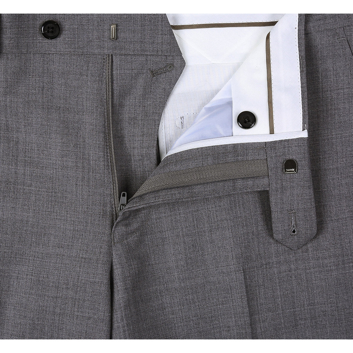 508A-3 Men's 2-Piece Notch Lapel Wool Stretch Suit