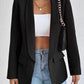 Shawl Collar Long Sleeve Blazer