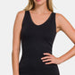 Zenana FRONT & BACK 2-WAY V-NECK / U-NECK SEAMLESS TANK