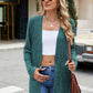 Open Front Long Sleeve Cardigan