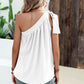 Swiss Dot Single Shoulder Tank