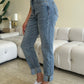 Judy Blue Full Size High Waist Cuff Hem Jeans