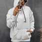 Ivy Lane Drawstring Kangaroo Pocket Dropped Shoulder Hoodie