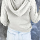 Dropped Shoulder Long Sleeve Hoodie with Pocket