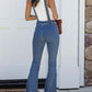 Raw Hem Denim Overall