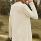 Textured Open Front Long Sleeve Cardigan