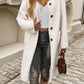 Devine Button Up Long Sleeve Coat