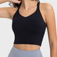 Crisscross Round Neck Active Tank