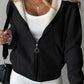 Full Size Zip Up Long Sleeve Hooded Outerwear