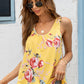 Floral Scoop Neck Tank Top