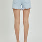 RISEN Full Size High Rise Distressed Detail Denim Shorts