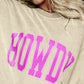 Full Size HOWDY Graphic Round Neck Sweatshirt