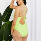 Marina West Swim High Tide One-Piece in Lemon-Lime