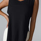 Slit Round Neck Active Tank