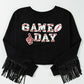 GAME DAY Fringe Long Sleeve Sweatshirt