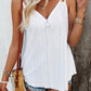 Devine Eyelet V-Neck Double Strap Cami