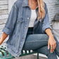 Button Up Long Sleeve Denim Jacket