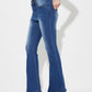 Mid-Rise Waist Bootcut Jeans