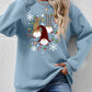 Faceless Gnomes Graphic Drop Shoulder Sweatshirt