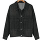 Button Up Dropped Shoulder Denim Jacket with Pockets