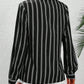 Striped Collared Neck Long Sleeve Shirt