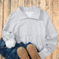 Half Zip Long Sleeve Sweatshirt