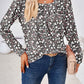 Full Size Square Neck Long Sleeve Blouse