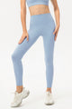 High Waist Skinny Active Pants Light Blue