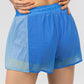 Color Block Drawstring Active Shorts