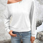 Eyelet Dropped Shoulder Blouse