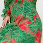 Plus Size Ruffled Square Neck Flounce Sleeve Dress