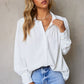 Gathered Detail Puff Sleeve Shirt