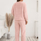 Teddy Long Sleeve Top and Pants Lounge Set