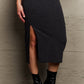 Sew In Love Full Size For The Night Fitted Sleeveless Midi Dress in Black