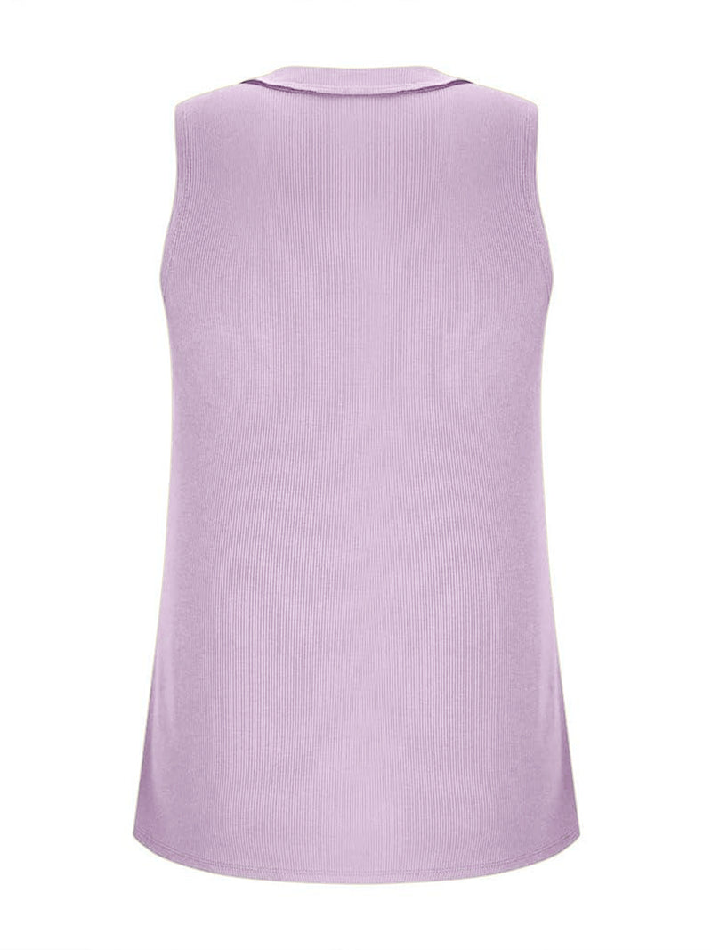 V-Neck Wide Strap Tank