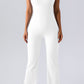 Sleeveless Straight Active Jumpsuit