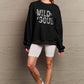 Simply Love Full Size WILD SOUL Graphic Sweatshirt