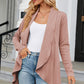 Open Front Long Sleeve Cardigan