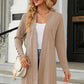 Open Front Long Sleeve Cardigan